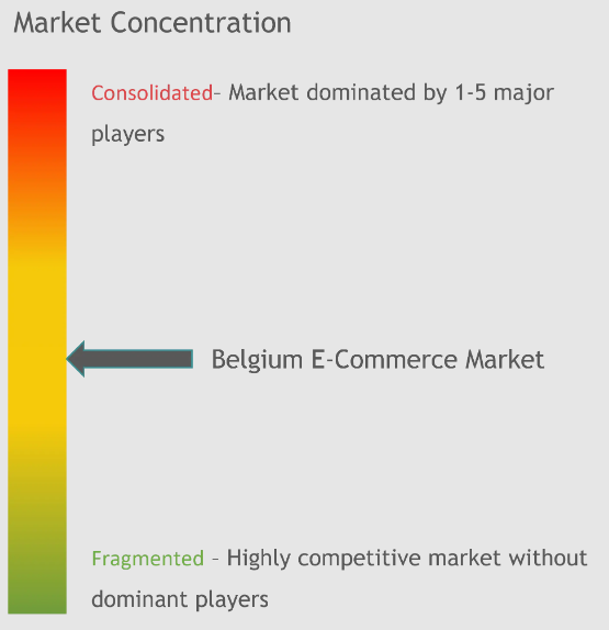 Belgium E-commerce Market Concentration